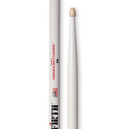 VICFIRTH V5AW BAGET 5A WOOD WHITE, HICKORY, 0.565"x16"
