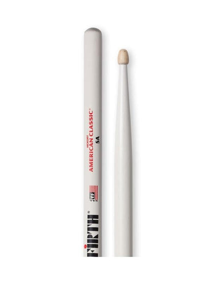 VICFIRTH V5AW BAGET 5A WOOD WHITE, HICKORY, 0.565"x16"
