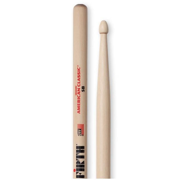 VICFIRTH V5B BAGET 5B, HICKORY, 0.595"x16", MED