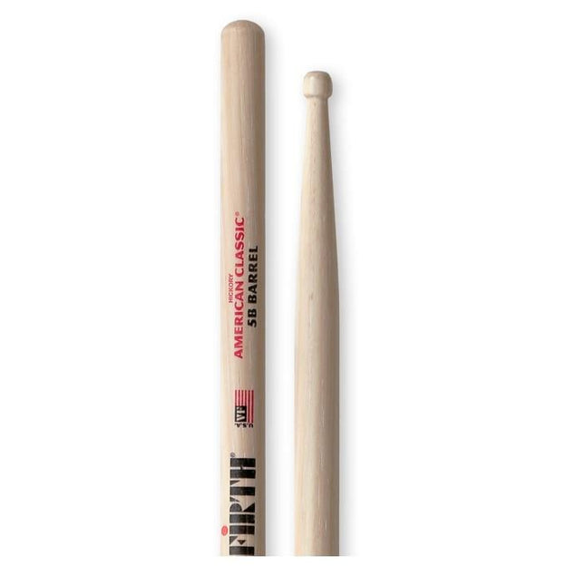 VICFIRTH V5BBRL BAGET 5B BARREL TİP, HICKORY, 0.595"X16"