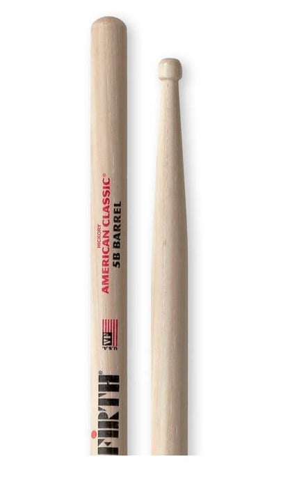 VICFIRTH V5BBRL BAGET 5B BARREL TİP, HICKORY, 0.595"X16"