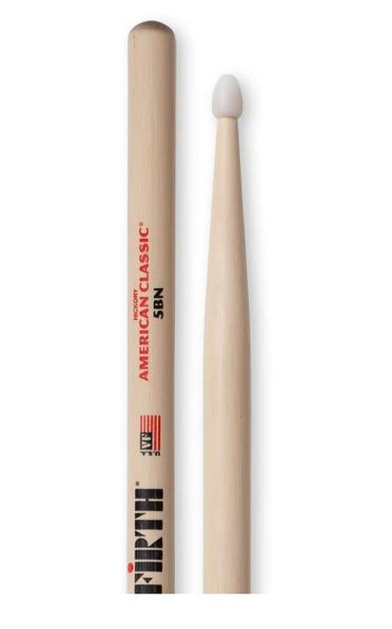 VICFIRTH V5BN BAGET 5BN, HICKORY, 0.595"x16", MED