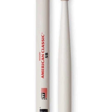 VICFIRTH V5BW BAGET 5B WOOD WHITE, HICKORY, 0.595"x16"