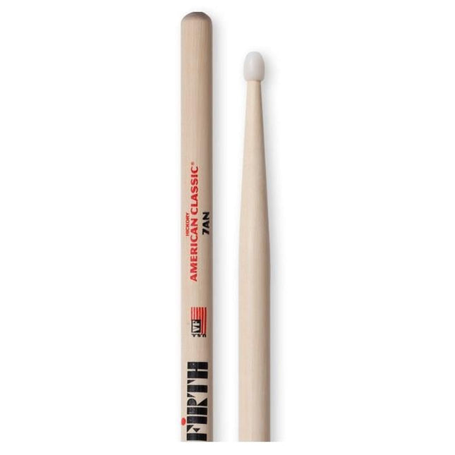 VICFIRTH V7AN BAGET 7A NYLON, HICKORY, 0.540"x15 1/2"