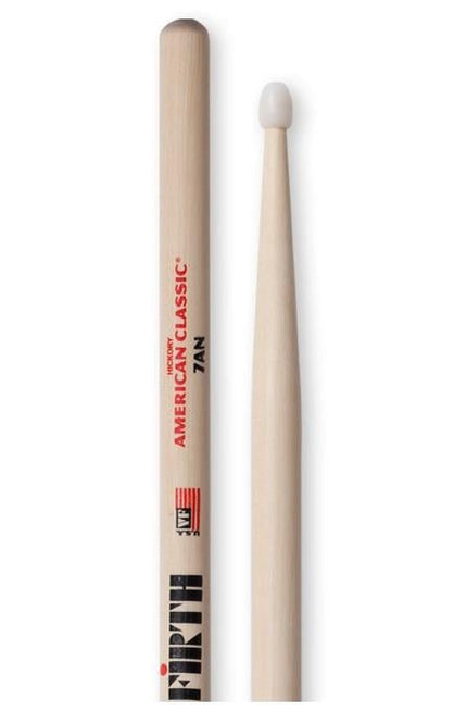 VICFIRTH V7AN BAGET 7A NYLON, HICKORY, 0.540"x15 1/2"