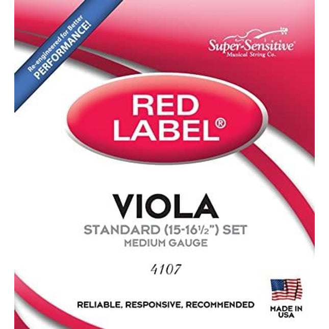 VIOLA TEL SETİ, RED LABEL, MEDIUM (15"-16.5"),