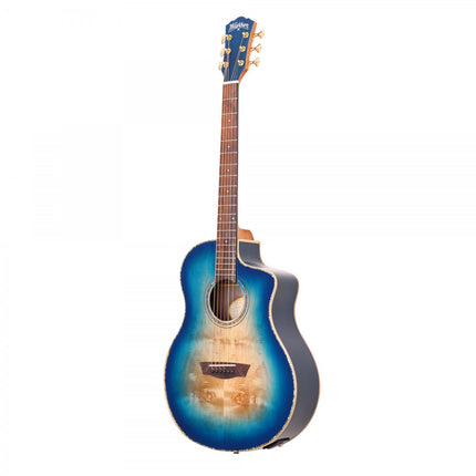 Washburn BTA-BLUBCE Bella Tono Vite Alure Burl Elektro Akustik Gitar