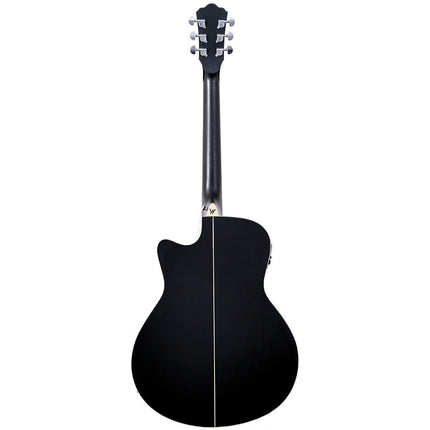 Washburn Deep Forest Burl Ace Black Fade Electric Acoustic Guitar 