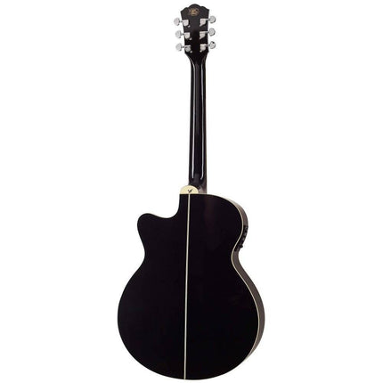 Washburn EA12B Mini Jumbo Electric Acoustic Guitar 