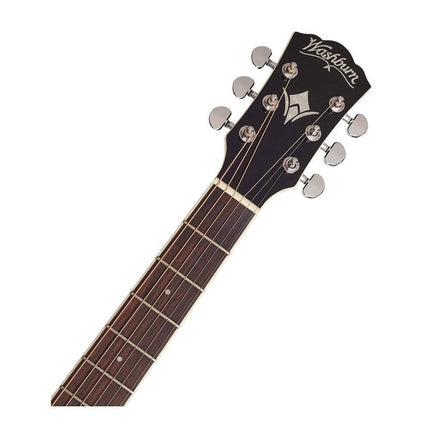 Washburn EA12B Mini Jumbo Electric Acoustic Guitar 