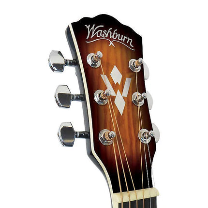 Washburn WSHAGPAKQTTB Exclusive Acoustic Guitar Package 