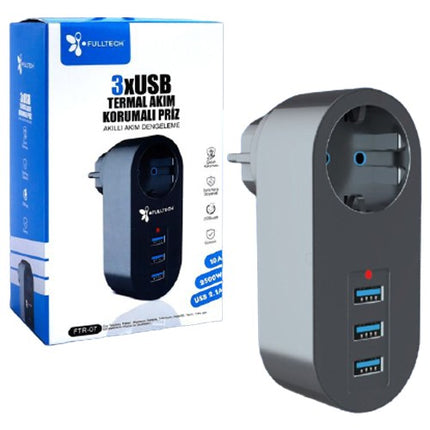 Winnboss 3Xusb Surge Protection Extension Socket
