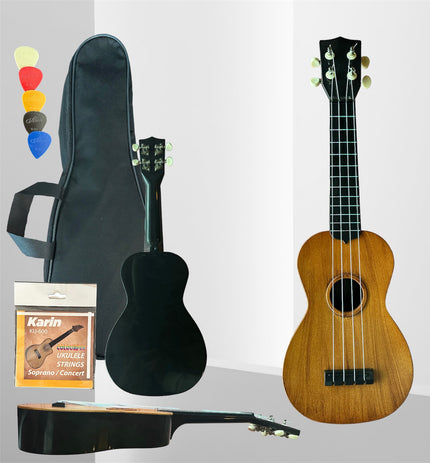 XU21-1-NT -4 Telli Ukulele  Naturel Görünümlü Kapak