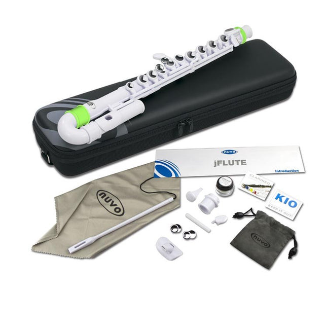Side Flute Nuvo JFlute Nuvo White/Green NV-N200JFGN