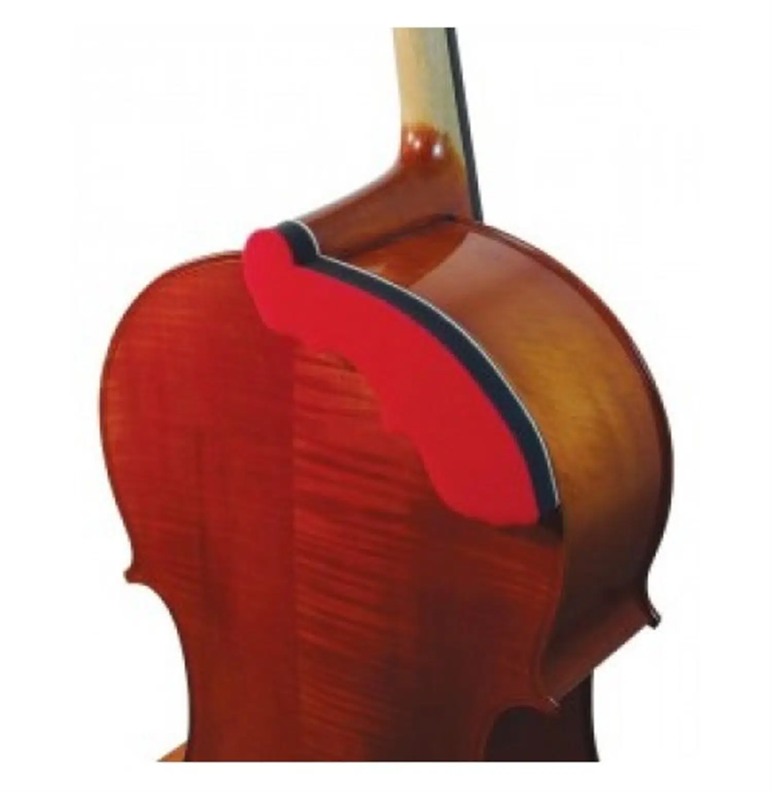 Gewa 433289 Çello Göğüs Yastığı - Acousto Grip Virtuoso (Aksesuar - Kaymaz Seri) | Yapışkansız Montaj Teknolojisi, Enstrümana Zarar Vermeyen Micro-Cell Yapı, Üstün Konfor | Uyum: Tüm Standart Çello Gövdeleriyle Uyumlu