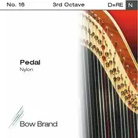 Arp Tel Bow Brand naylon 3. Oktav D pedal