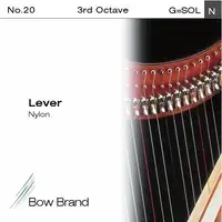 Arp Tel Bow Brand naylon 3. Oktav G Lever