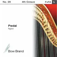 Arp Tel Bow Brand naylon 4. Oktav F pedal