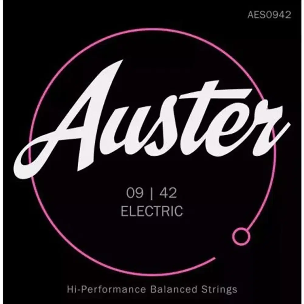 Auster 65156123 Elektro Gitar Teli (09/42) | Çelik Çekirdek, Nikel Kaplama, Rock, Metal, Blues ve Hard Rock