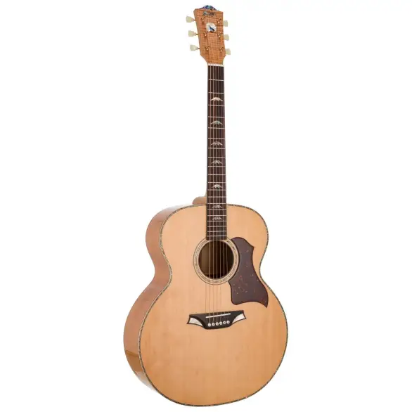 Bromo BAN7E Jumbo Elektro Akustik Gitar (Natural)