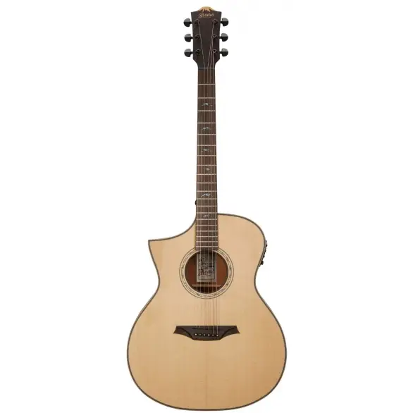 Bromo BAT4CEL Solak Elektro Akustik Gitar (Natural)