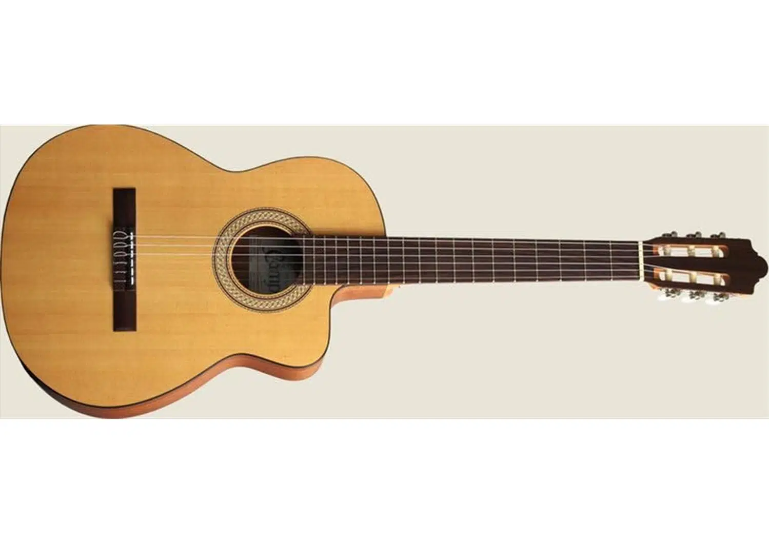 Camps CUT-ECO Elektro Klasik Gitar | Cutaway Gövde Masif Kapak