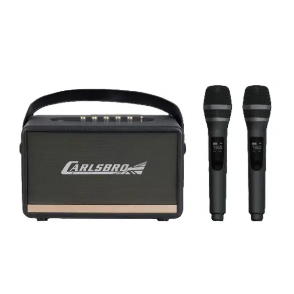 Carlsbro EW CK30-DM Bluetooth Hoparlör (Siyah - 2 Kablosuz Mikrofonlu)