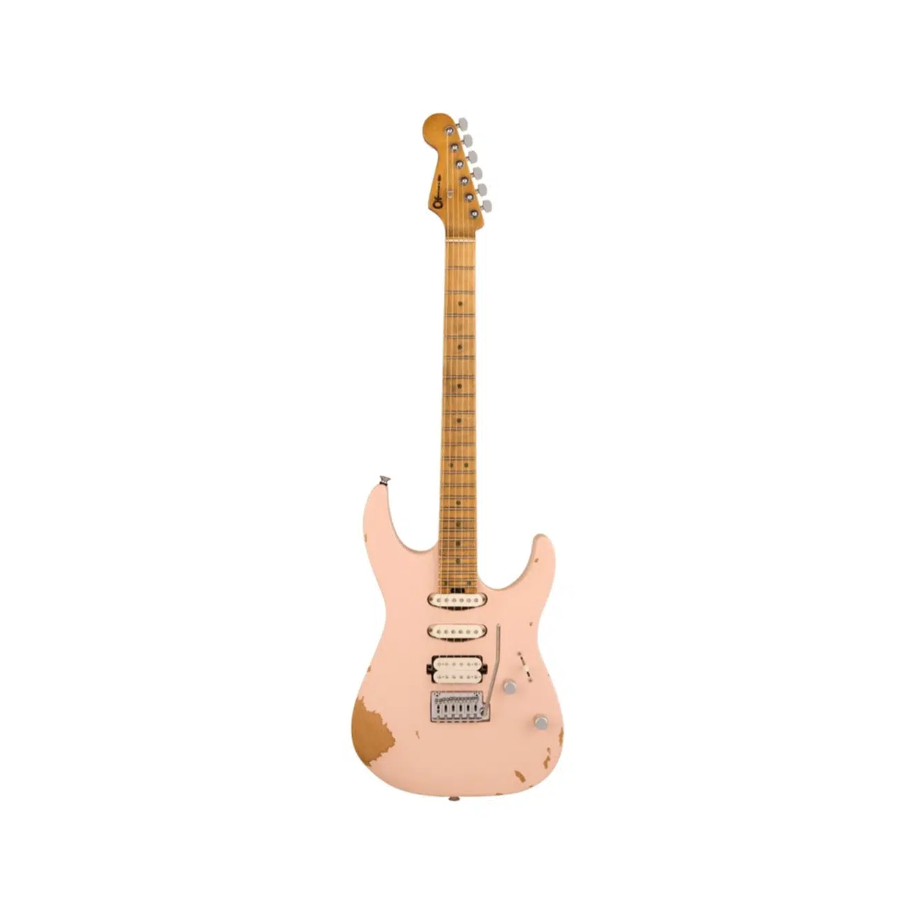 Charvel 2969113319 Pro-mod Signature Rick Graham Dk24 Elektro Gitar (worn Shell Pink - Fırınlanmış Akçaağaç Klavye) | Artist Serisi Hss Manyetik Dizilimi Gotoh Tremolo Ve Yüksek Performans