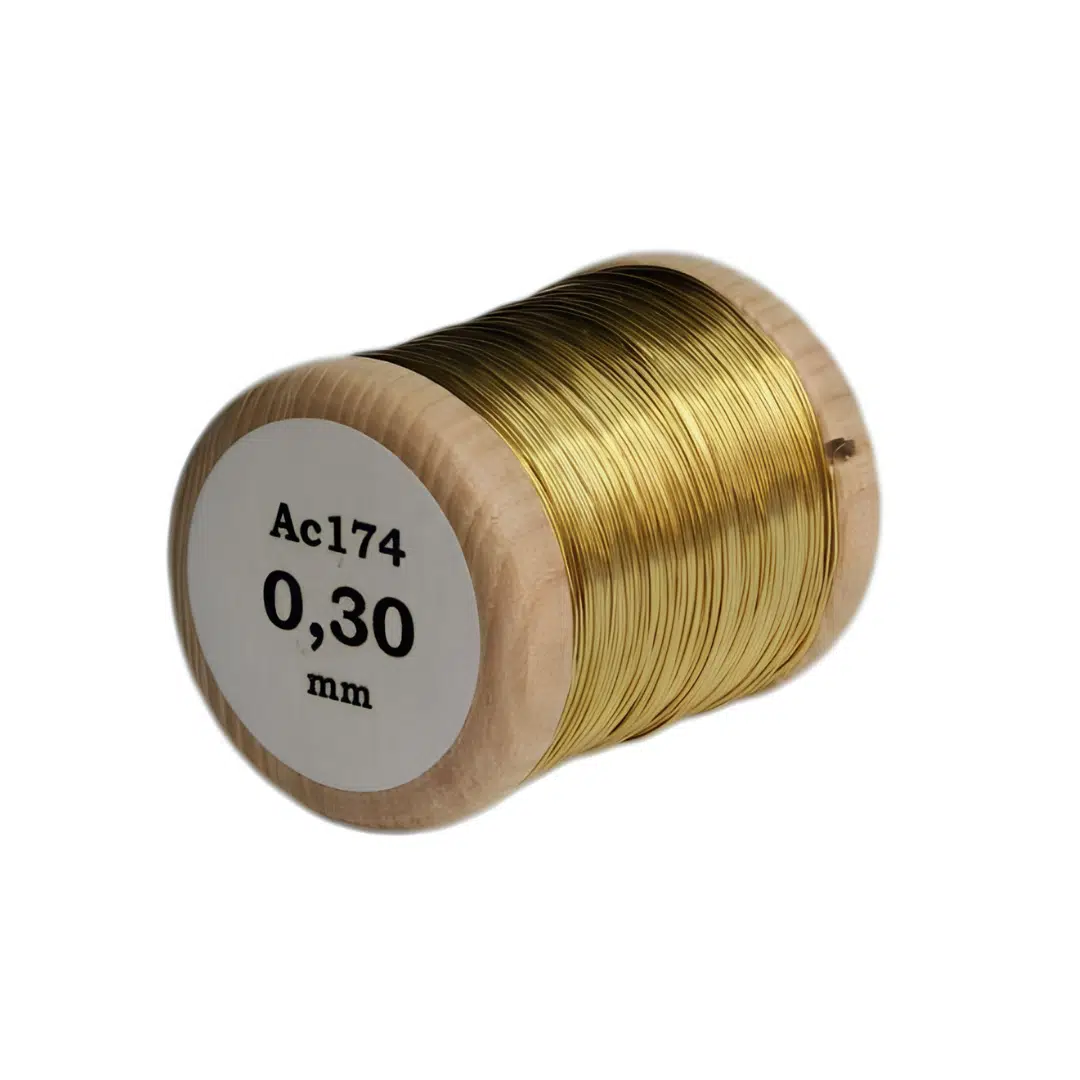 Chiarugi AC.174.03 Obua Kamış Bağlama Teli (0.3mm) | Esnek ve Dayanıklı Metal Yapı Kamışı Mantara Sabitlemek İçin İdeal Kalınlık