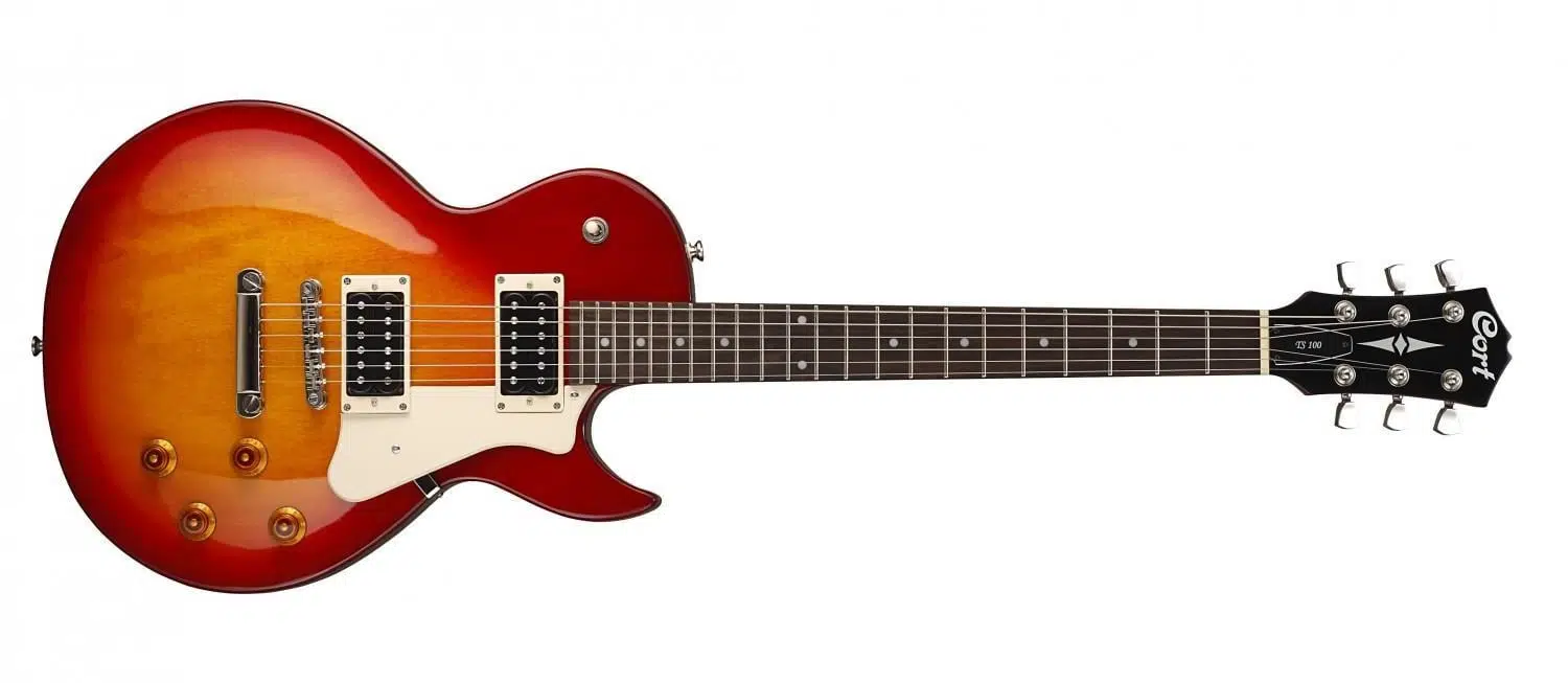 Cort CR100CRS Elektro Gitar | Vişne Kırmızısı Sunburst - HH Manyetikler