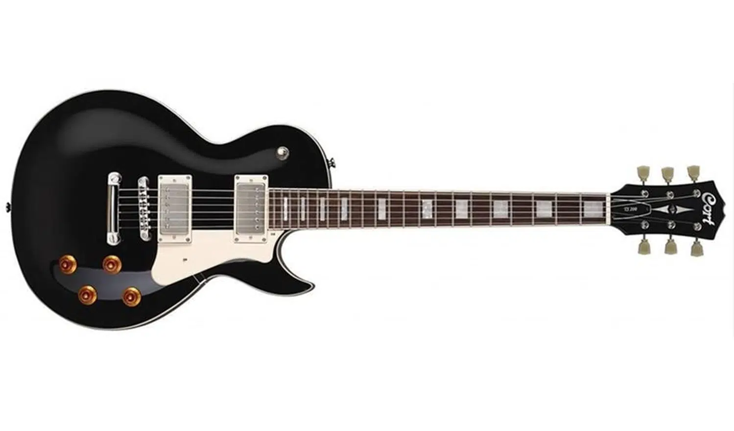 Cort CR200BK Elektro Gitar | Siyah - HH Manyetik Dizilimi