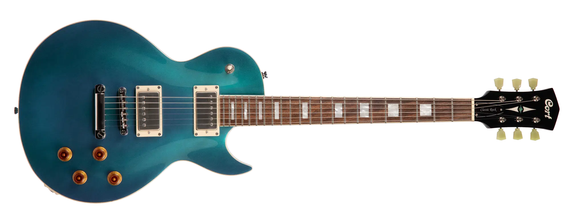 Cort CR200FBL Elektro Gitar | Mavi - HH Manyetik Dizilimi