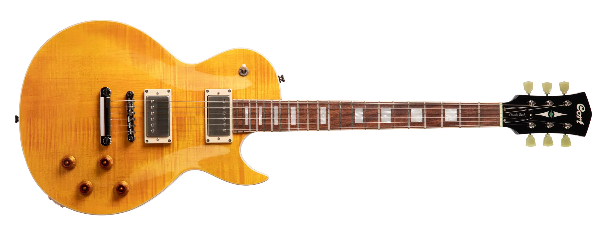 Cort CR250ATA Elektro Gitar | Antique Amber - HH Manyetik Dizilimi