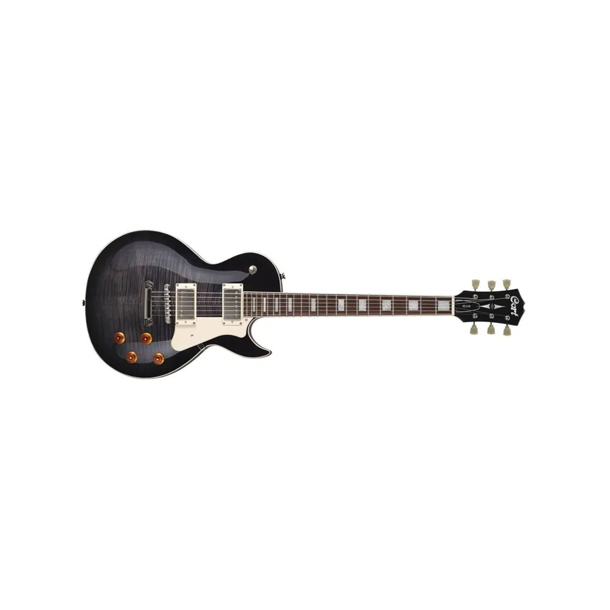 Cort CR250TBK Elektro Gitar | Transparan Siyah - HH Manyetik Dizilimi