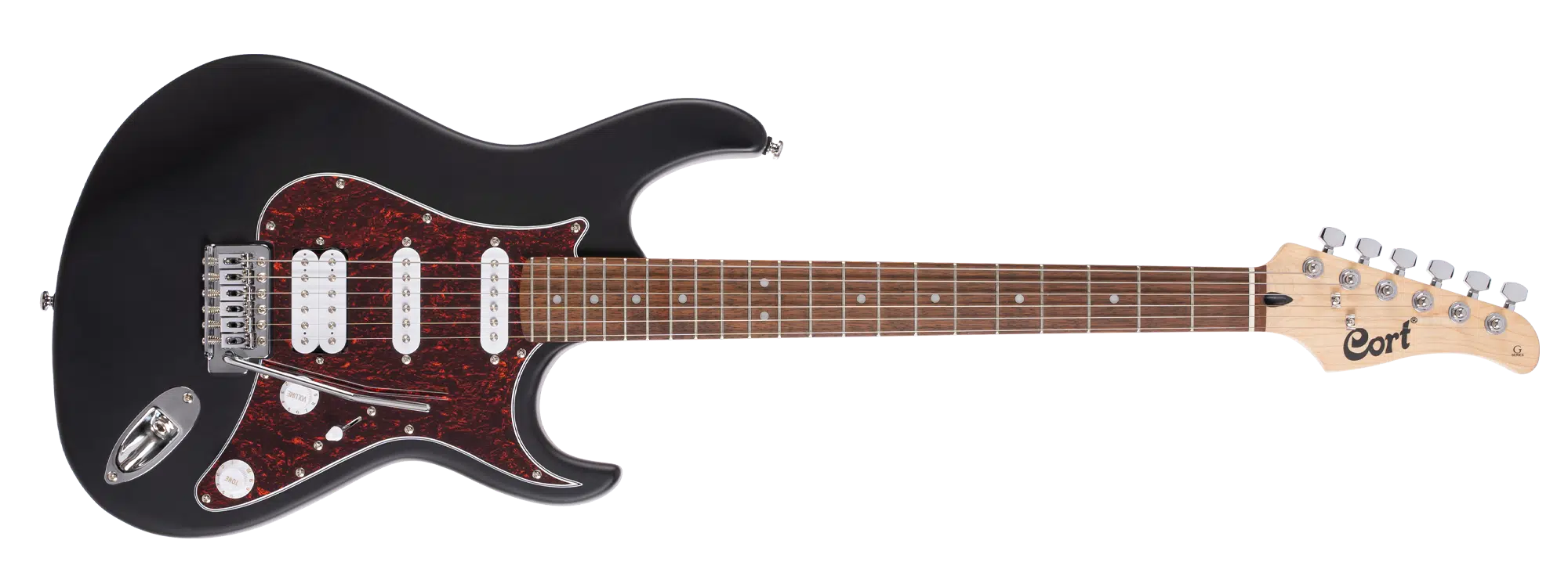 Cort G110OPBK Elektro Gitar | Open Pore Siyah - HSS Manyetikler