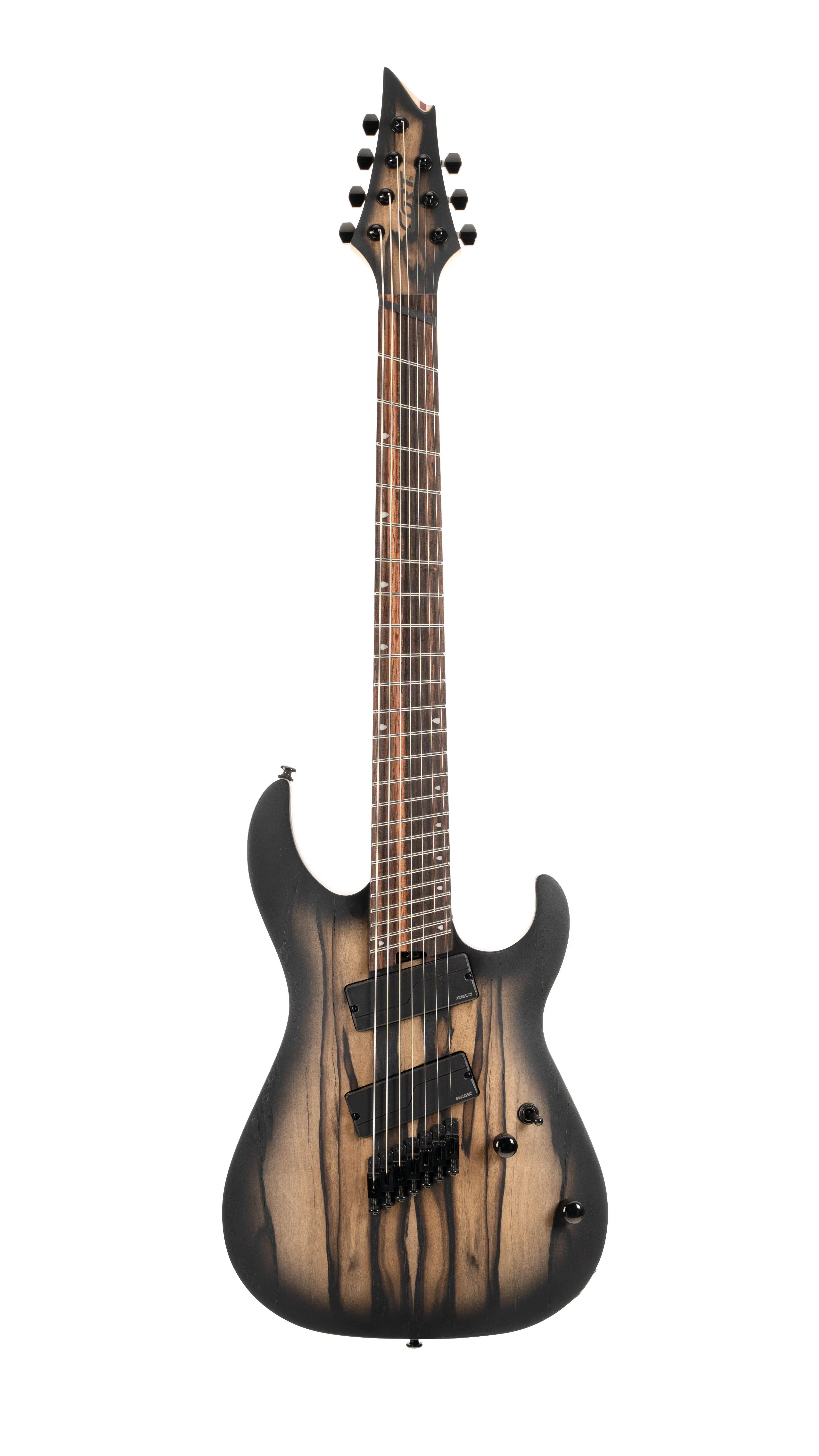 Cort KX507MS PALE MOON NBB 7 Telli Elektro Gitar | Fishman Fluence Manyetik, Multi-Scale, Pale Moon Abanoz Kapak