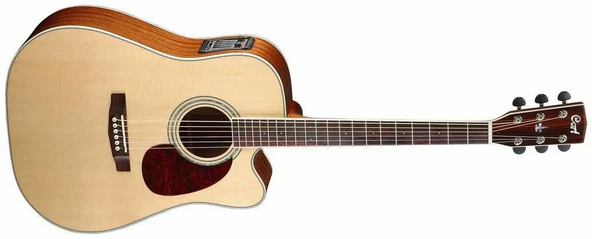 Cort MR730FXNAT Elektro Akustik Gitar | Masif Kapak - Fishman EQ