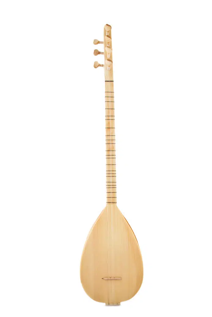 ALUC100 Cura Baglama Saz 23 Perde | Dut Tekne, Ladin Kapak 