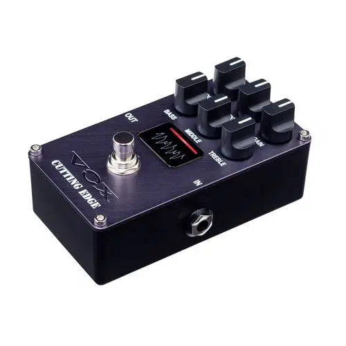 Vox 585 Cutting Edge Valvenergy Distortion (Profesyonel - Lambalı Pedal) | Nutube Vakum Tüp Devresi, Modern High-Gain Distortion, Dahili Oskiloskop Ekranı, 3 Farklı Bağlantı Modu | Ölçüler: 70 x 120 x 57 mm