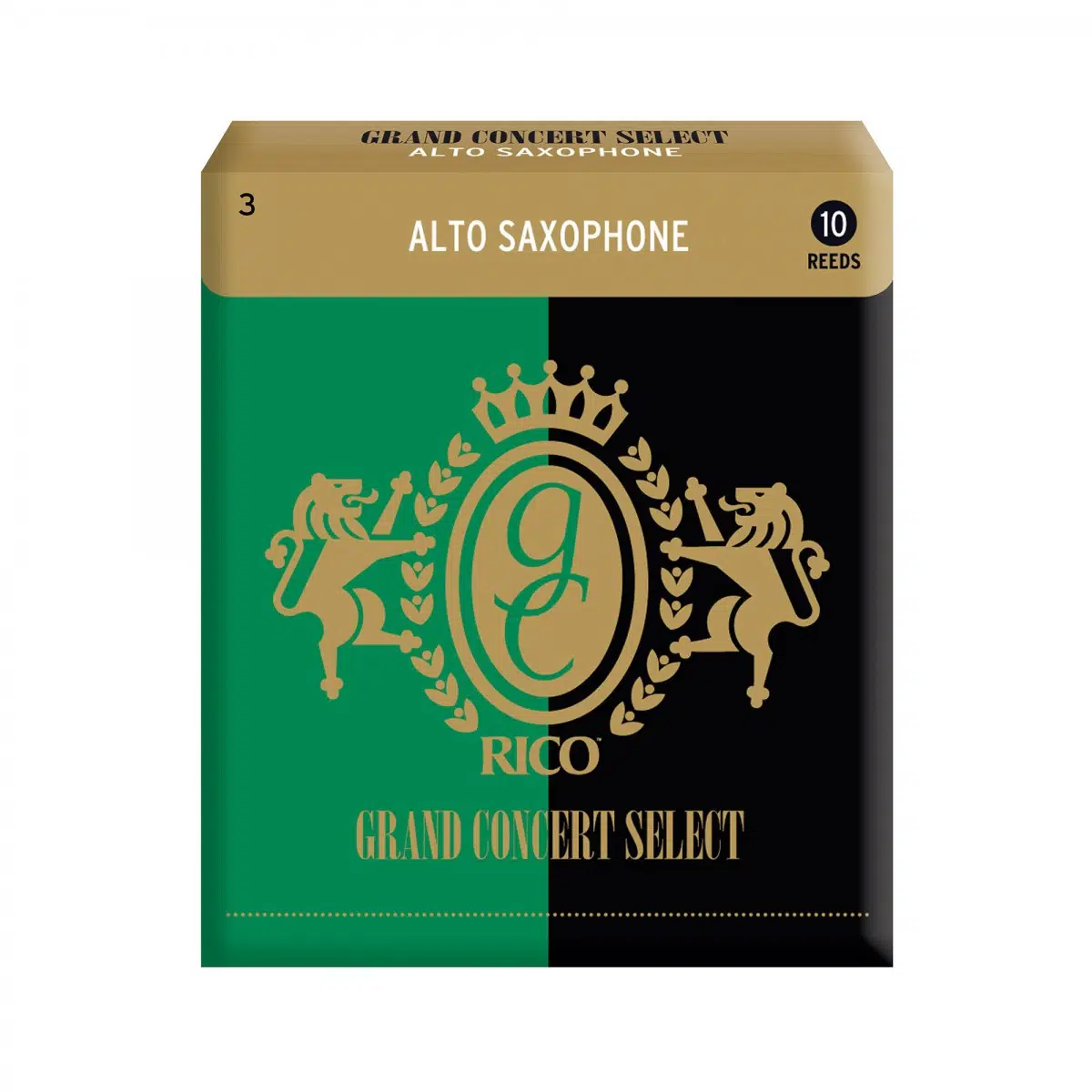 D'Addario RGC10ASX300 Grand Concert Alto Saksafon Kamışı No: 3.0 (Profesyonel) - 10'lu Paket | Senfonik Ton Karakteri ve Üstün Kontrol