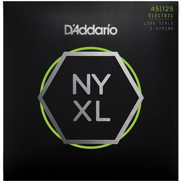 D'addario Bass Nyxl Long 5 Telli Bas Gitar Teli (45-125)