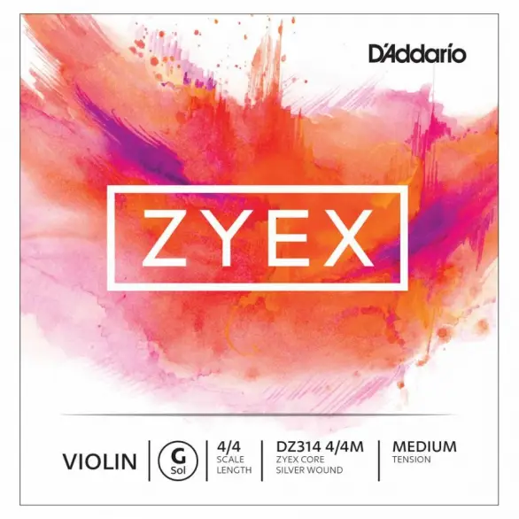 D'Addario DZ314 4/4M Zyex G Keman Teli (Sol)