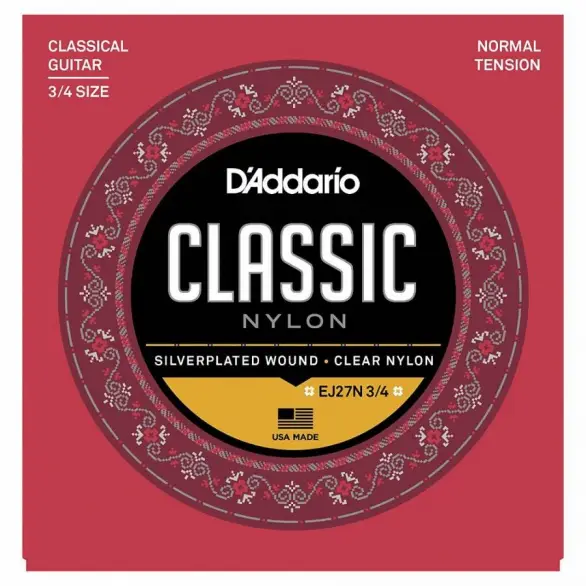 D'Addario EJ27N 3/4 Normal Tension Klasik Gitar Teli