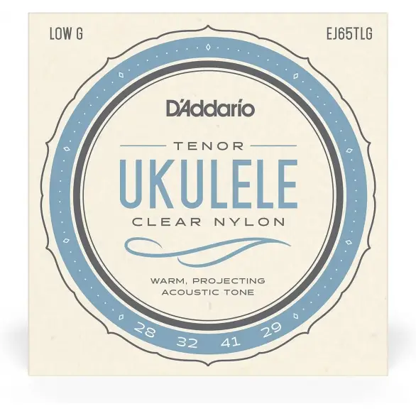 D'addario EJ65TLG Tenor Low G Set Ukulele Teli