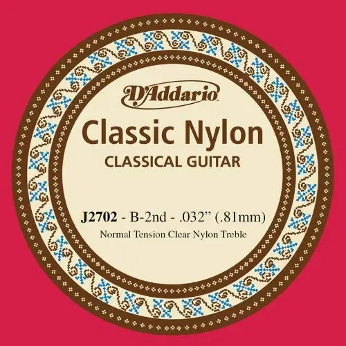 D'Addario J2702 Normal Tension Tek Klasik Gitar Teli (B)