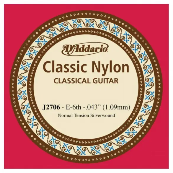 D'Addario J2706 Normal Tension Tek Klasik Gitar Teli (E)