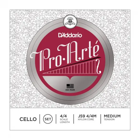 D'Addario J59 4/4M Pro Arte Çello Teli