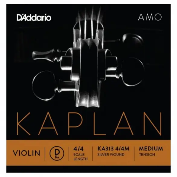 D'Addario KA313 4/4M Kaplan Amo Keman Teli (D)
