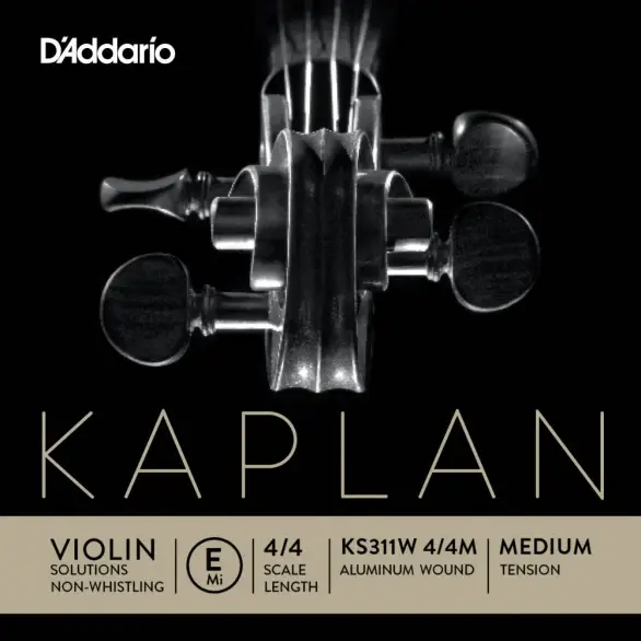 D'Addario KS311W 4/4M Kaplan Non Whistling Keman Tek Tel (E)