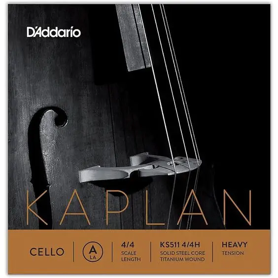 D'Addario KS511 4/4M Kaplan Çello Tek Tel (A)